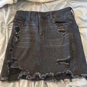 Black American Eagle jean skirt. Size 0